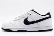 003 Women Nike SB Dunk Low White Black